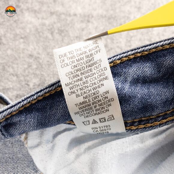 Maurices Cropped Jeans Blue Medium Wash Pockets Denim Women's 18W Short - Picture 10 of 10